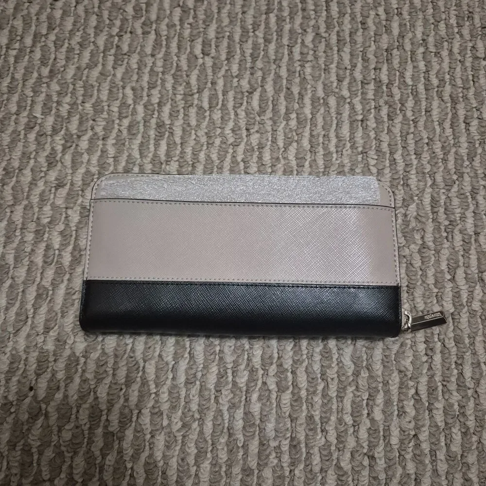 NEW Kate Spade New York Spencer Saffiano Leather Large Zip Around Wallet